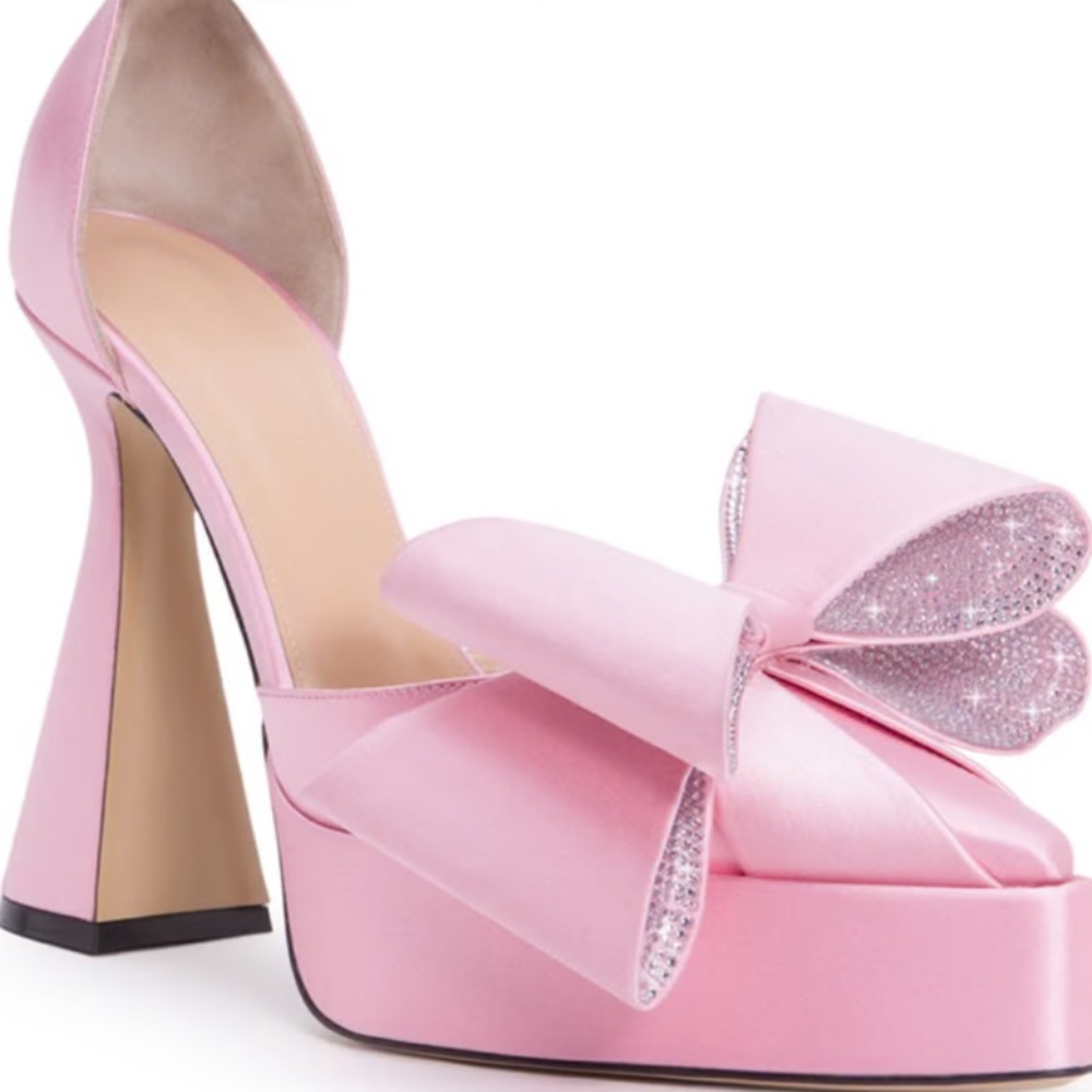 MACH & MACH Pumps - Pink with bow